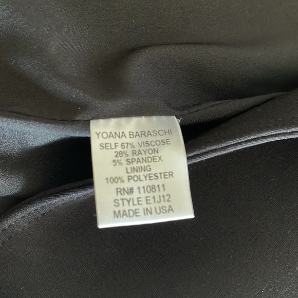 Yoana Baraschi Black 1-Button Blazer Size M |Work & Office Chic" - Picture 7 of 9